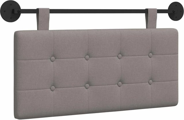 vidaXL Wandmontiertes Hängemöbel aus Stoff in Beige und Grau mit Holzrahmen - Bild 1