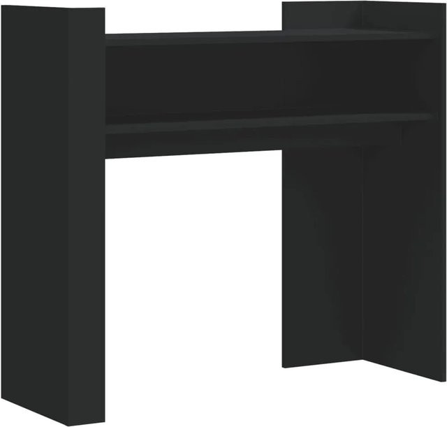 vidaXL Konsolentisch in Schwarz, klassisch, Holzwerkstoff, B/T/H: 100 x 35 x 90 cm - Bild 1