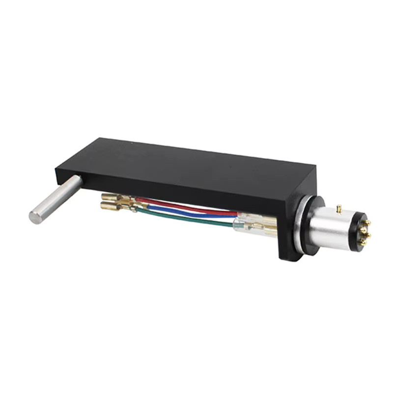 Universal Moving Magnet Tonabnehmer Kit für Plattenspieler mit Headshell und Stylus in Schwarz - Bild 2
