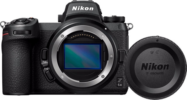 Nikon Z6 II Vollformat Systemkamera mit FTZ II Adapter in Schwarz - Bild 1