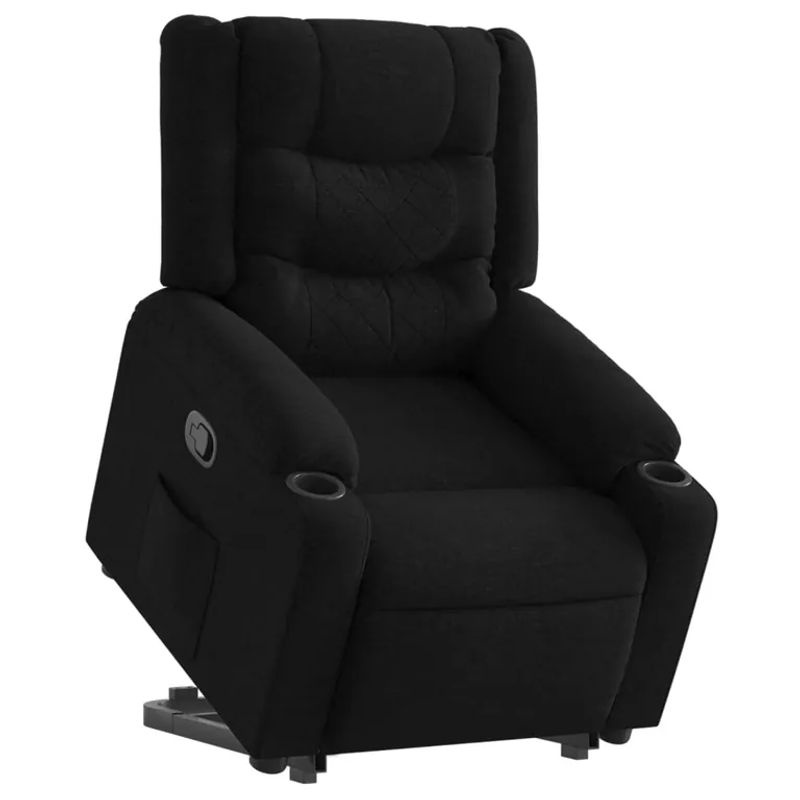 Vidaxl Aufstehhilfe für Sessel für Senioren, Schwarz, Stoffbezogen - Bild 8