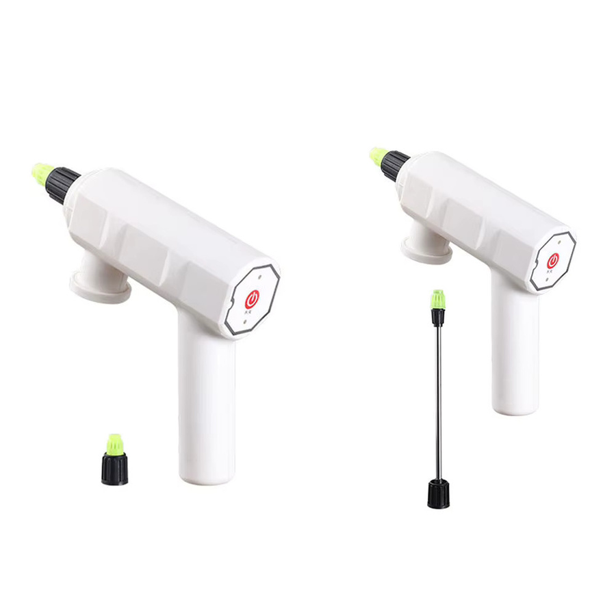 Alloet Elektrische Pflanzensprühflasche in Weiß mit wiederaufladbarem Akku und Multifunktions-USB-Sprühkopf für Gewächshäuser und Gartenbewässerung - Bild 2