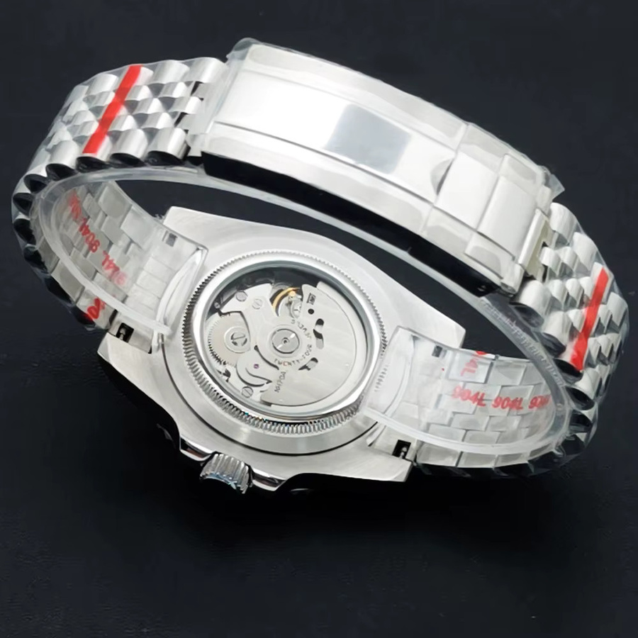 PARNSRPE Taucheruhr, Automatik, Edelstahl, 40 mm, Schwarz, Unisex - Bild 2