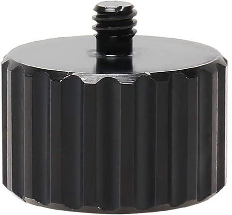 HUEPAR Gewindeadapter 5/8"-11 Innengewinde auf 1/4"-20 Stecker für Stative in Schwarz - Bild 1