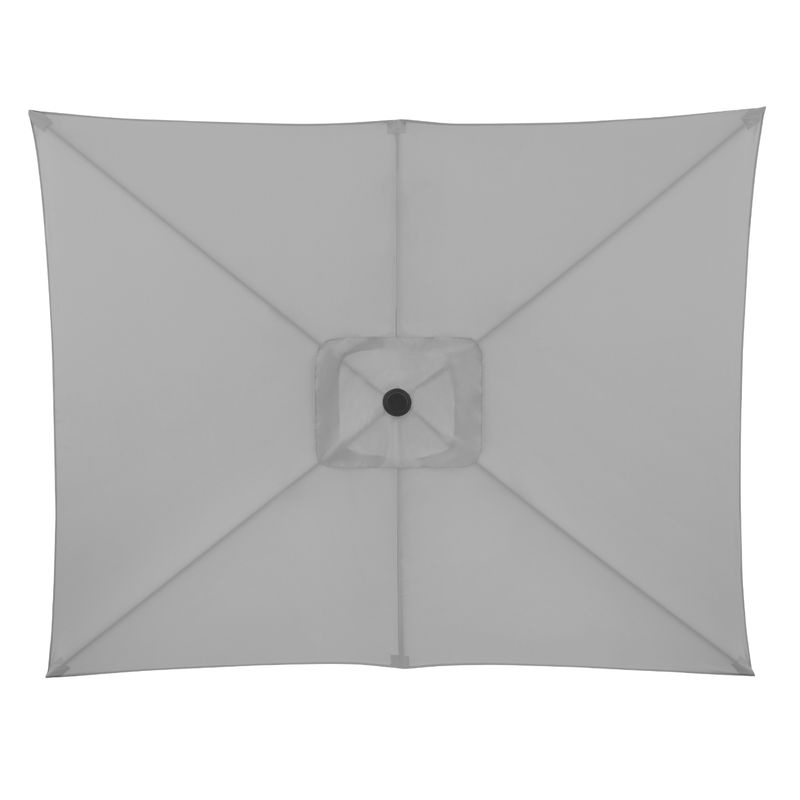 Doppler Sonnenschirm Mittelstockschirm LIFE Lift, hellgrau, B: 250 cm, T: 200 cm - Bild 2