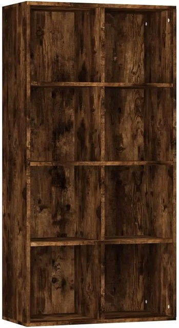 vidaXL Bücherregal Sideboard Räuchereiche Braun aus Holzwerkstoff B: 66 cm, T: 30 cm, H: 130 cm - Bild 1