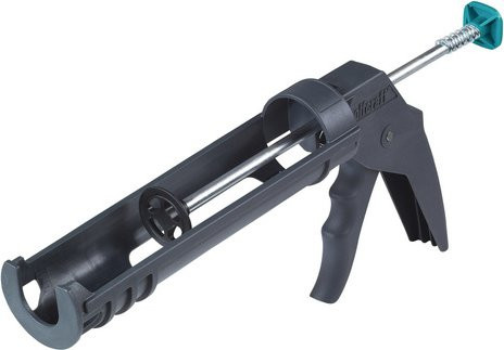 Wolfcraft Kartuschenpresse aus Kunststoff und Metall für Silikon und Acryl in Schwarz - Bild 1