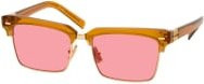 Miu Miu MU 10ZS Sonnenbrille, Vollrand, quadratisch, Damen, braun, lila, pink - Bild 1