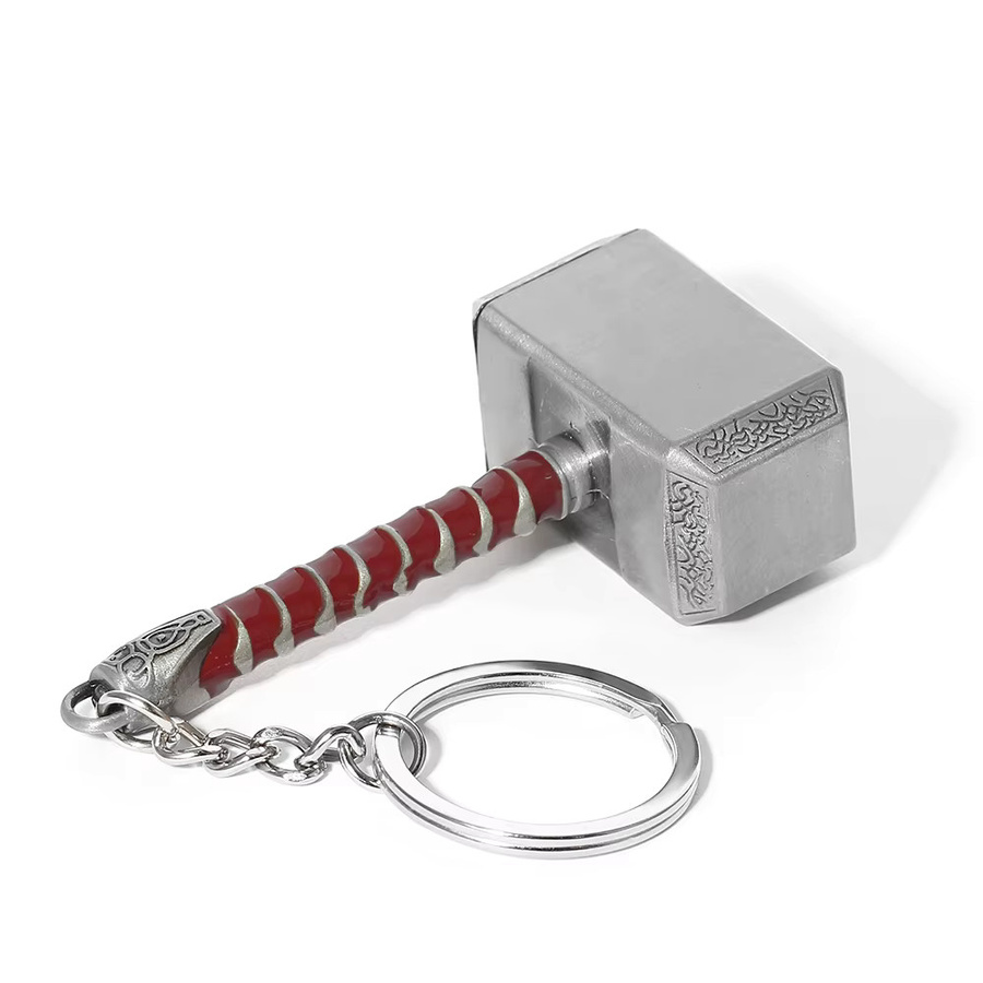 Bandai Thor Hammer Flaschenöffner Schlüsselanhänger, Metall, Avengers Alliance - Bild 2