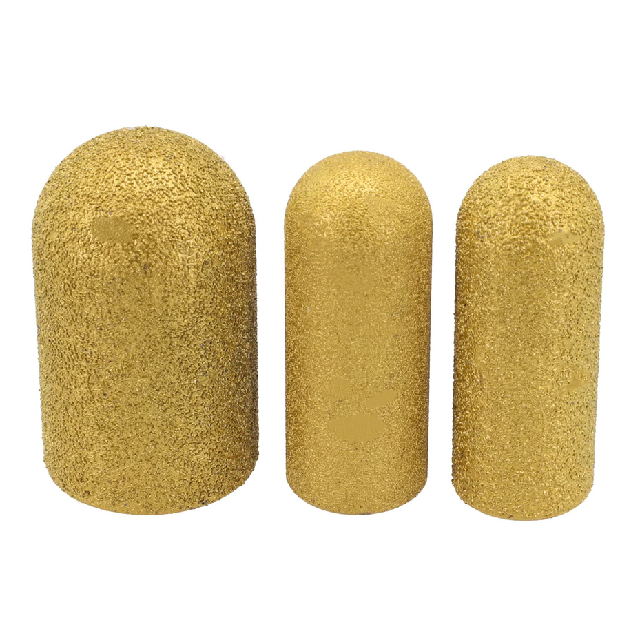 Vibratite Emery Schleifrad Fräser mit rundem Kopf in Gold für Quarzstein und Dressing - Bild 3