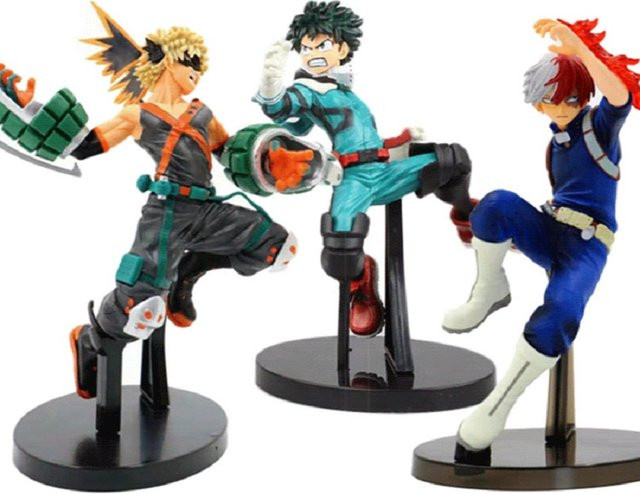 MINISO My Hero Academia Shoto Bakugou Boku Izuku Duke, Actionfiguren, Einzelfigur, Kunststoff, Bunt / Mehrfarbig - Bild 1