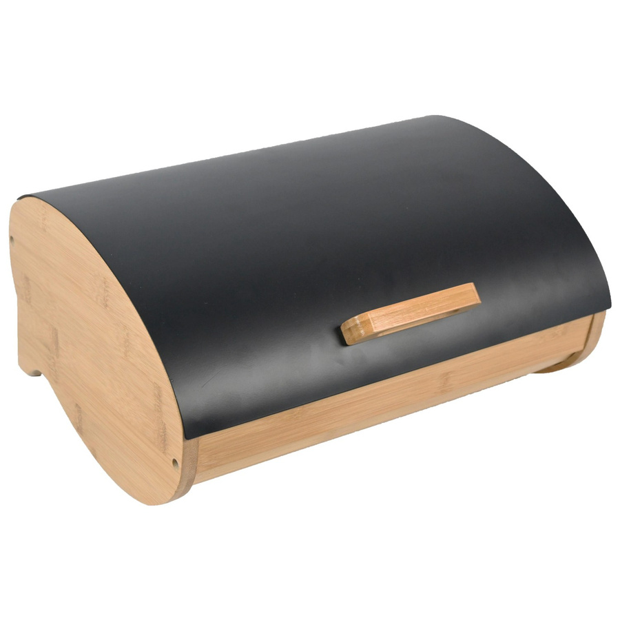 Modern Living Brotbox Svea in Naturfarben aus Holz und Bambu mit Metalldetails, B/T/H: 25,0 x 15,5 x 25,0 cm - Bild 2
