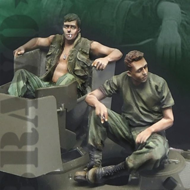 GK American Tank Soldier, Resin-Soldatenmodell, unmontiertes und unbemaltes DIY-Set - Bild 1