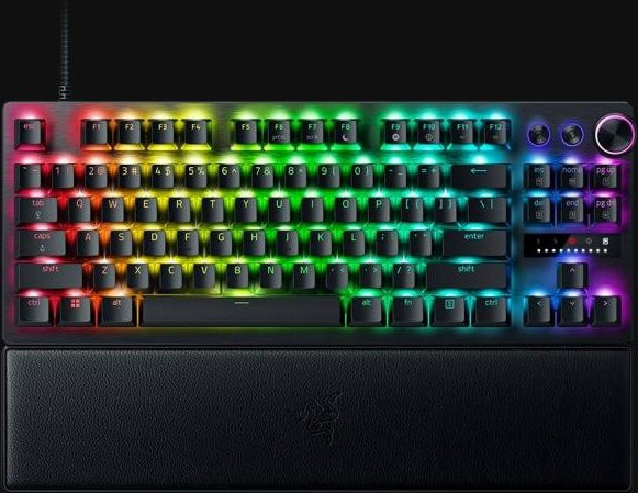 Razer Huntsman V3 Pro Tenkeyless Kabelgebundene Gaming-Tastatur mit RGB in Schwarz - Bild 1