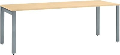 Schäfer Shop Select Schreibtisch LOGIN 4-Fuß in Ahorn und Basaltgrau, B/T/H: 180 x 80 x 74 cm - Bild 1