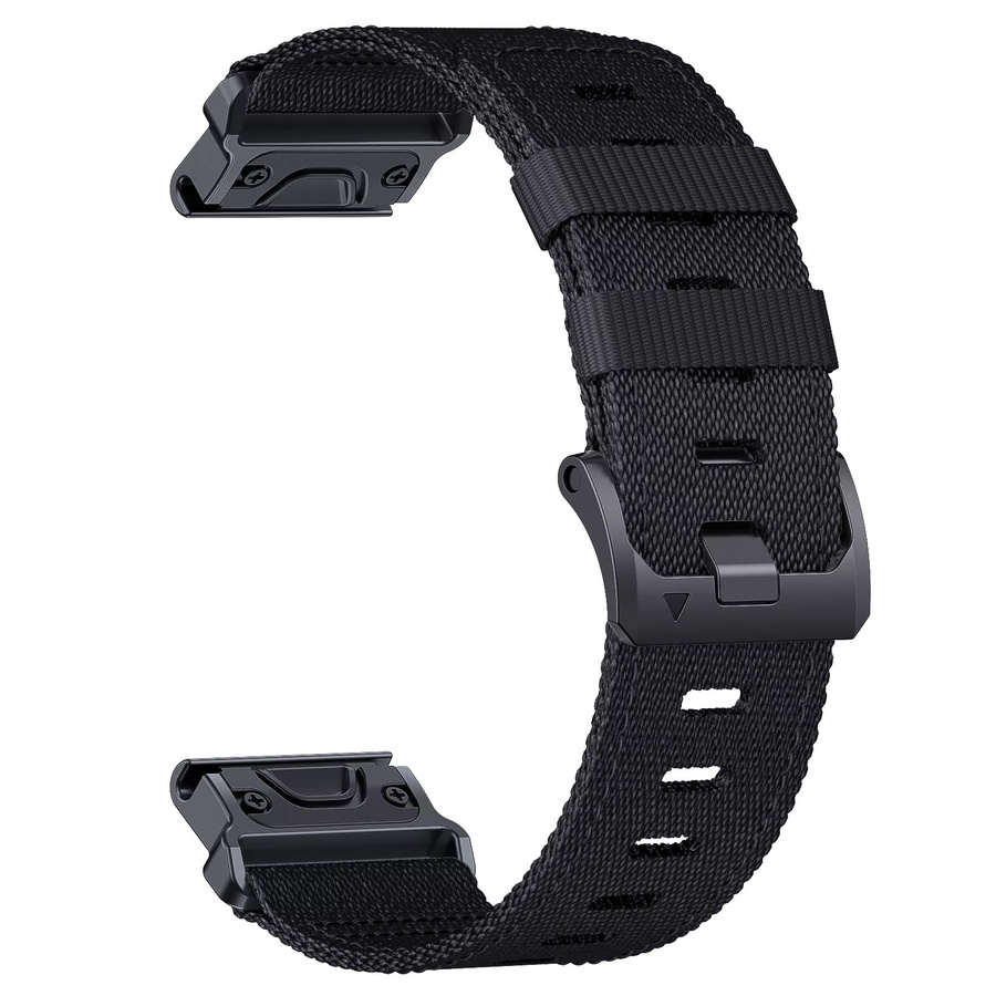 Runcool Uhrenarmband Nylon, geflochten, Schwarz, Unisex - Bild 5