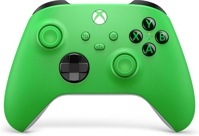 Microsoft Xbox Wireless Controller Velocity Green für Xbox Series X|S, Xbox One, PC und Mobile mit Bluetooth und 3,5 mm Klinkenanschluss - Bild 1