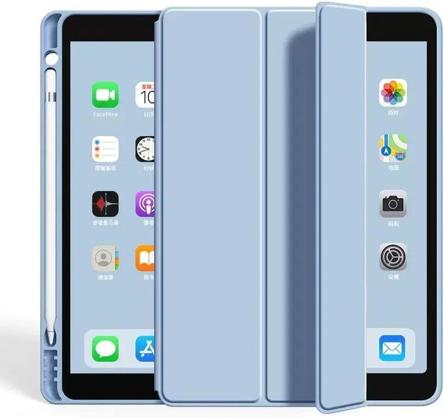 Smart Case Hülle mit Stifthalter und Auto Sleep/Wake Funktion für Apple iPad 10.2 (7. 8. 9. Gen), iPad Air 3 (10.5 Zoll) und iPad Pro 10.5 (2019) in verschiedenen Farben - Bild 1