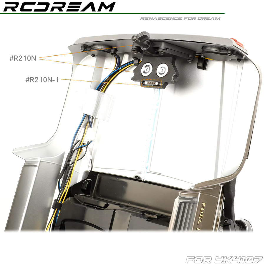 RCDream Schnellverschluss-Körperschnalle mit Magnetstange, Zubehör, Schwarz - Bild 5