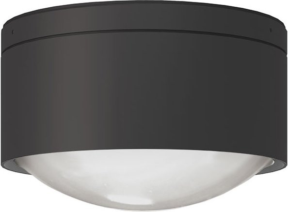 Top Light Puk! 160 One Avantgarde Deckenleuchte in Anthrazit Matt und Chrom mit Glaslinse - Bild 1