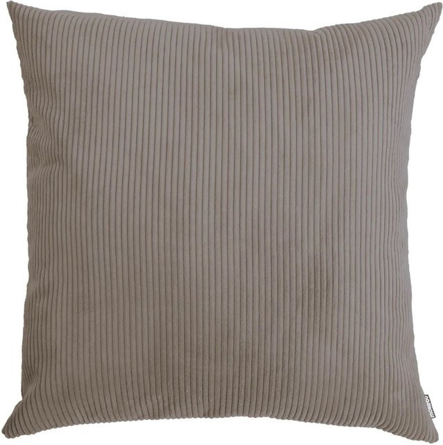mokebo XXL Sofakissen aus Cord in Taupe/Beige, B/B: 90 x 90 cm - Bild 1