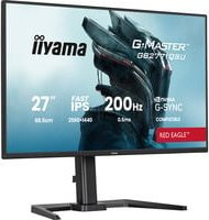 Iiyama G-Master Red Eagle Gaming-Monitor GB2771QSU-B1, 27 Zoll, Schwarz, QHD, Fast-IPS, 200 Hz, 0,5 ms, HDMI, DisplayPort, USB-C - Bild 1