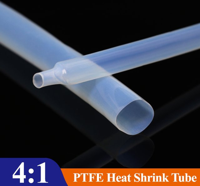 PTFE Schrumpfschlauch transparent mit 4:1 Schrumpfverhältnis und hoher Temperaturbeständigkeit - Bild 1