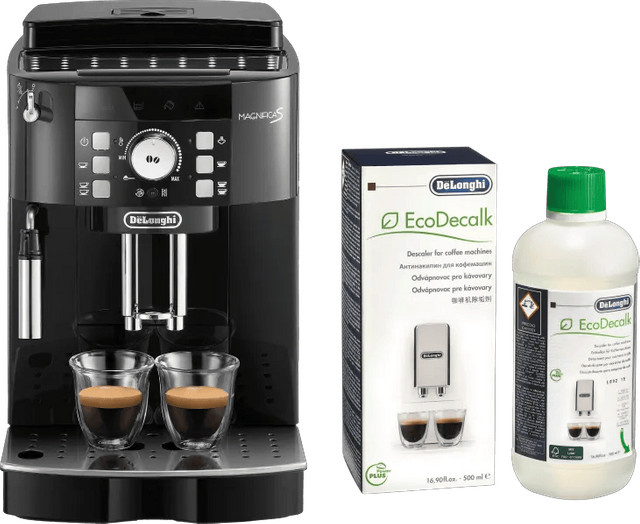 De'Longhi Magnifica S ECAM 21.117.B Kaffeemaschine in Schwarz inklusive Entkalker - Bild 1