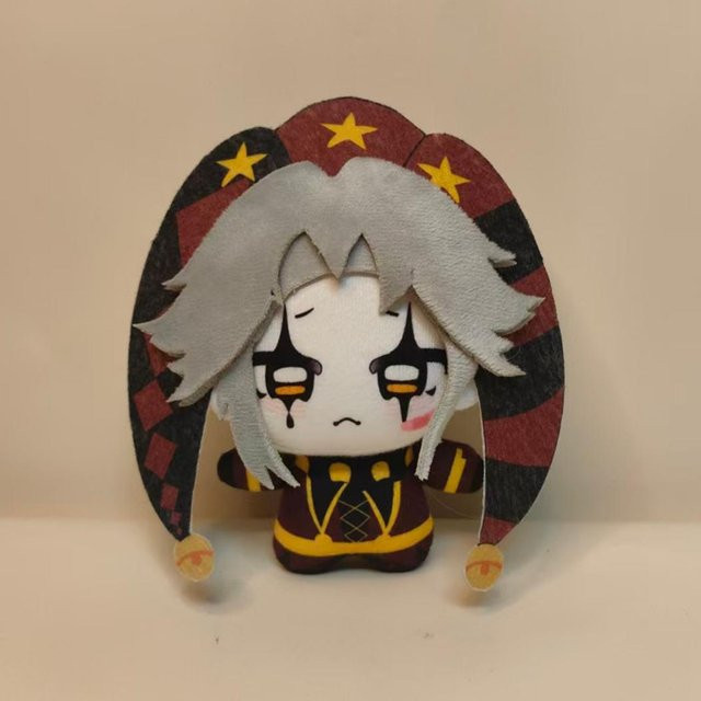 Yiran toy Freak Pierrot Plüschtier, Plüsch Schlüsselanhänger, 10cm, ab 14 Jahren - Bild 1