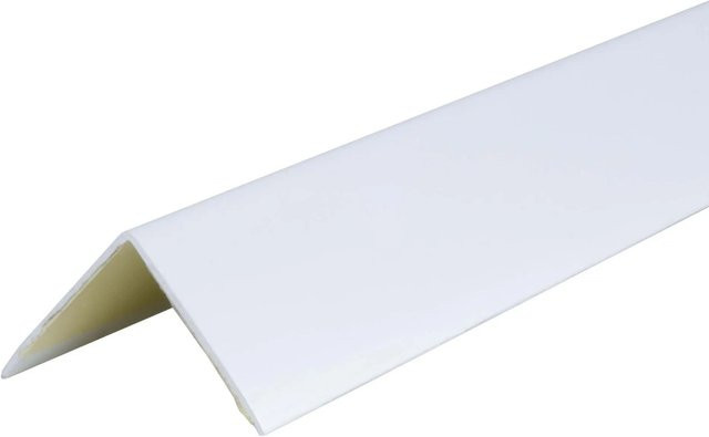 Dalsys Winkelprofil selbstklebend aus PVC in Weiß, B/H/L: 30 x 30 x 150 cm - Bild 1