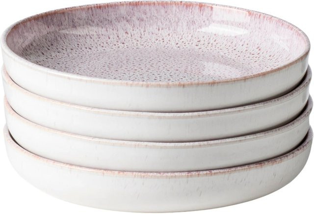 Gipfelstück Suppenteller-Set Alpenwiese aus Steinzeug in Multicolour mit floralem Design - Bild 1