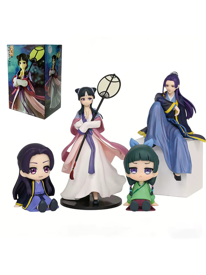 Bandai The Apothecary Diaries Maomao Jinshi Hanfu Ver. Mini Q Version Sitzende Puppe, Einzelfigur, Kunststoff, Bunt / Mehrfarbig - Bild 3