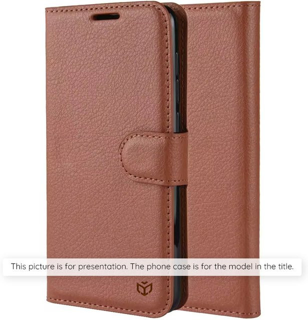 Techsuit Leather Folio Schutzhülle für Samsung Galaxy S26 S942 in Braun - Bild 1
