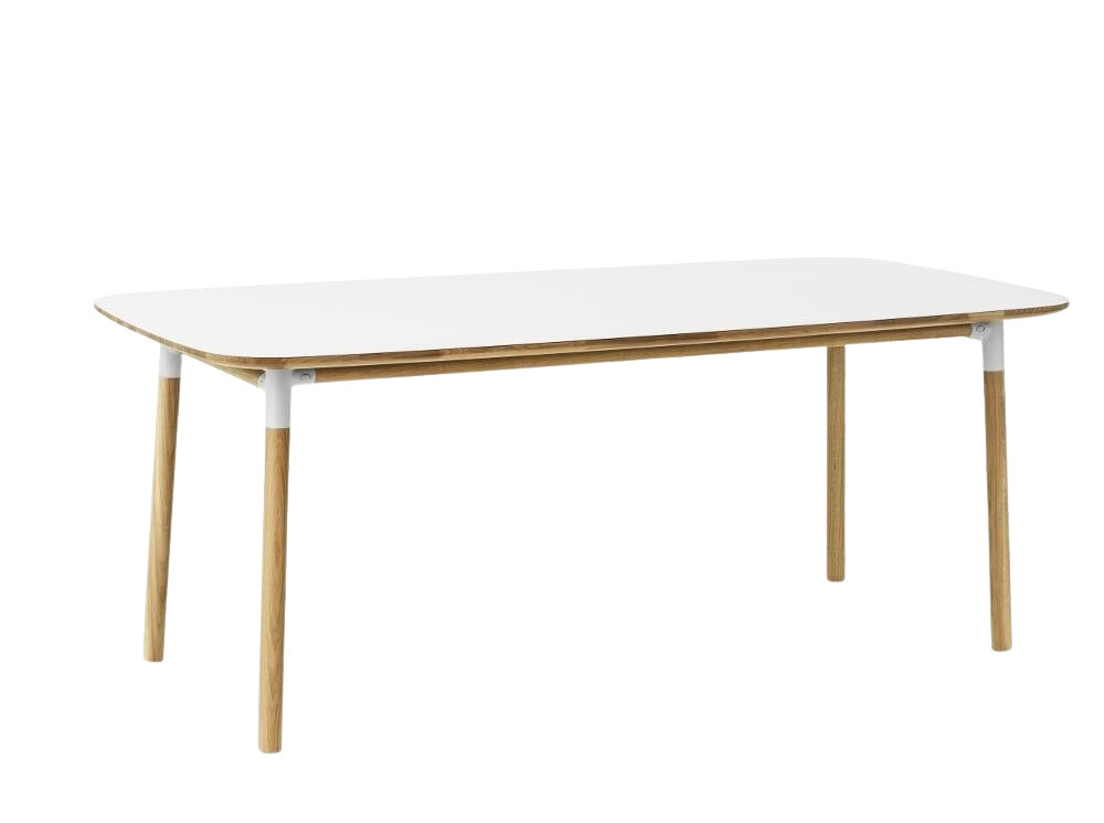 Normann Copenhagen Form Esstisch aus weißer Eiche in skandinavischem Design - Bild 2