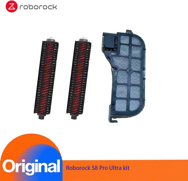 Roborock S8 Pro Ultra Roboterstaubsauger Zubehör Reinigungstank und Wasserfilter in Schwarz aus Kunststoff - Bild 1