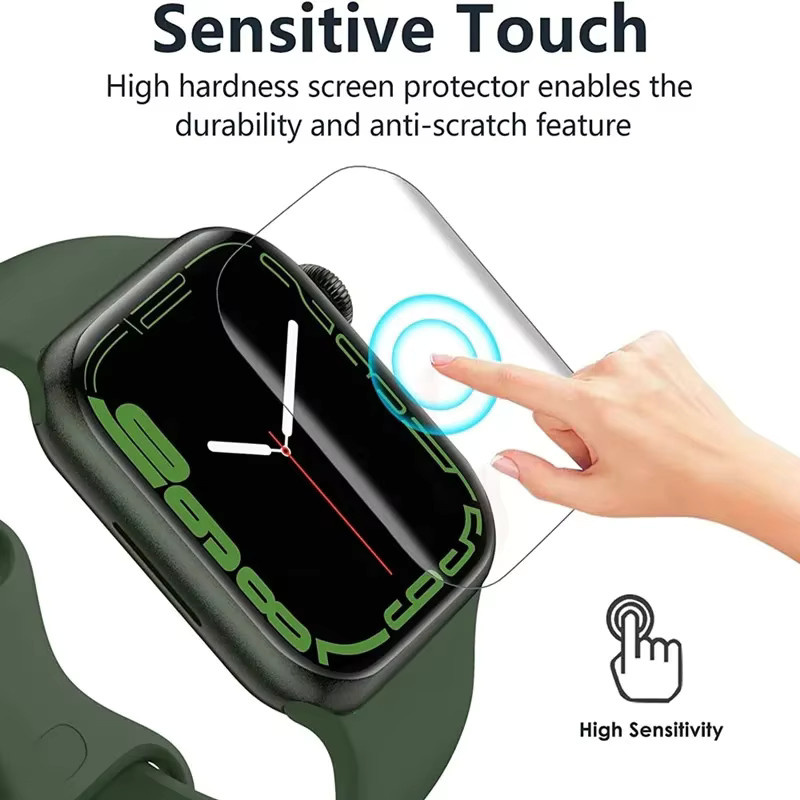 Hydrogel-Displayschutzfolie für Apple Watch, transparent - Bild 4