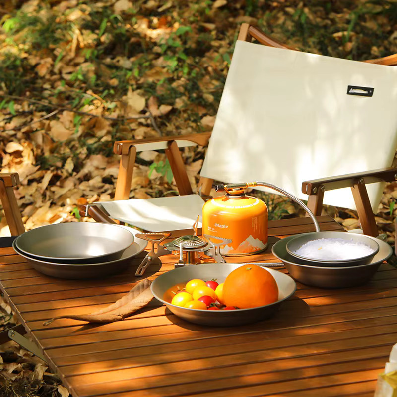 Tiartisan Titan Camping Geschirr Set aus Metall für Outdoor und Wandern, ultraleicht und stapelbar - Bild 4