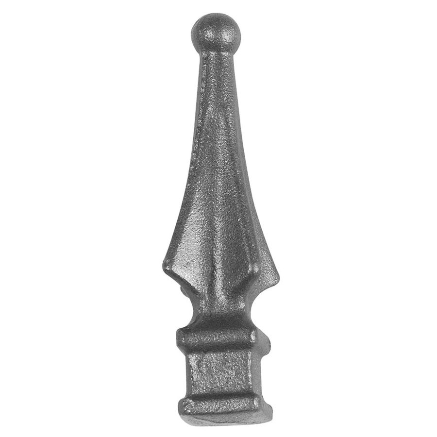 FeNau Zaunspitze aus Stahl in Schwarz, quadratisch, B/T/H: 2,4 x 2,4 x 12,0 cm - Bild 2