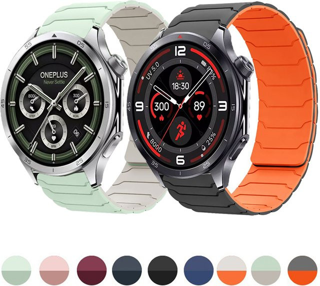Silikonarmband, 20 22 mm, Magnetarmband, Unisex - Bild 1