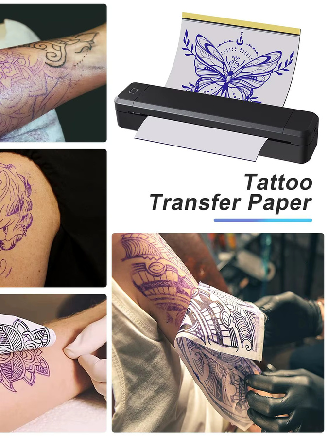 Marklife Thermoetikettendrucker X8 Mini, tragbarer Bluetooth-Drucker für A4-Tattoo-Papier und Etiketten für Büro und Kleinunternehmen - Bild 7