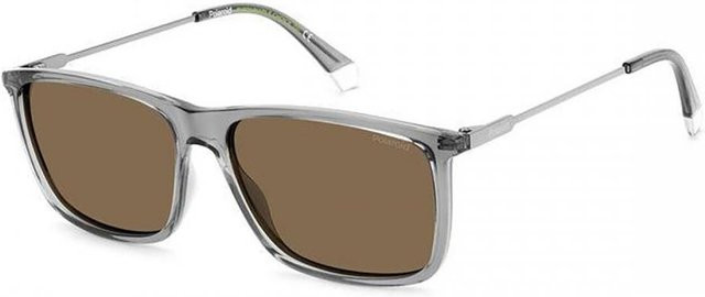 Polaroid Sonnenbrille Herren, Polarisiert, Transparent Grey, 59-15-145 - Bild 1