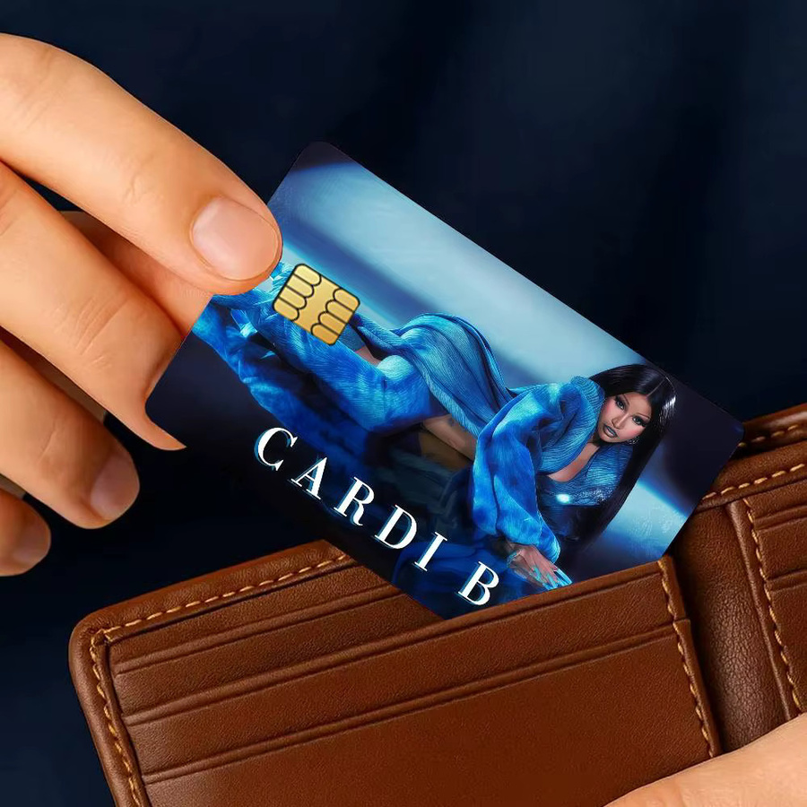 Singer C-Cardi B Karten-Aufkleber für Bank- und Kreditkarten - Bild 2