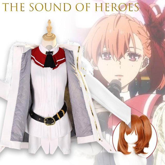 SI-VIS The Sound Of Heroes Cosplay Kostüm, Anime Outfit, Weiß - Bild 1