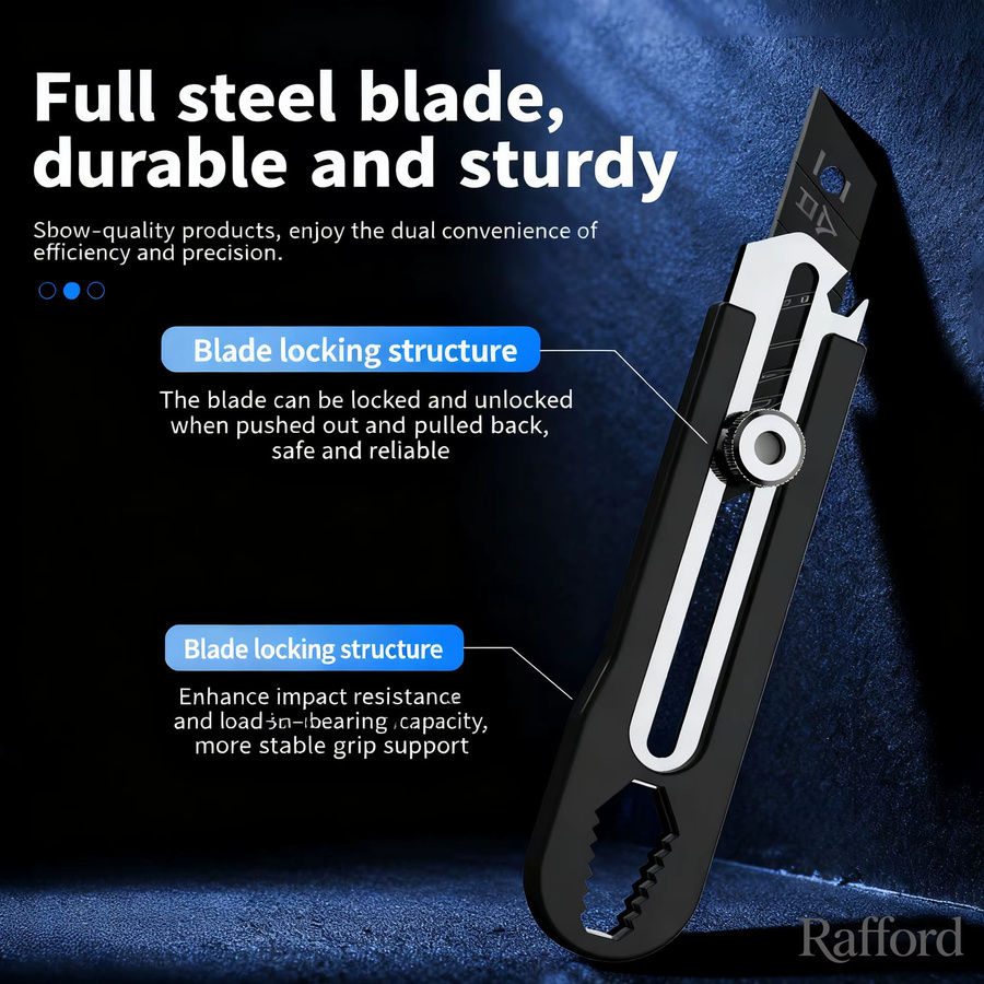 Rafford 3-in-1 Multitool mit Vollstahlklinge für Heimwerker und Reparaturen - Bild 3