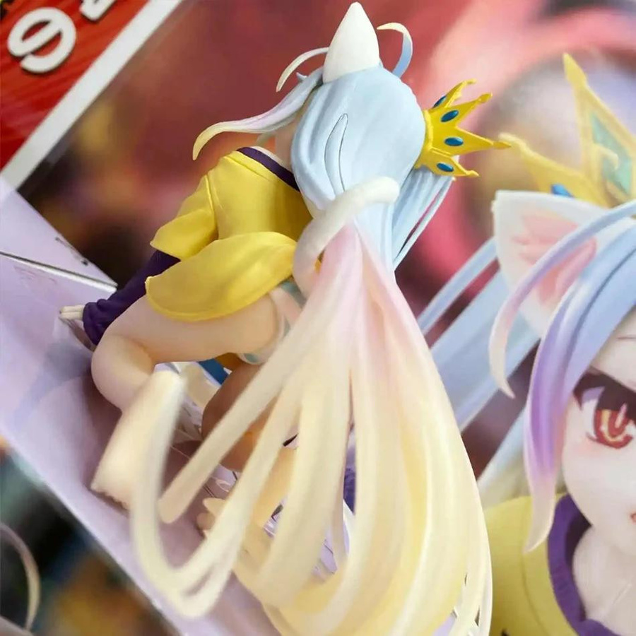 Yiran toy 1 No Game No Life: Zero Shiro Figur Weiß 10cm - Bild 3
