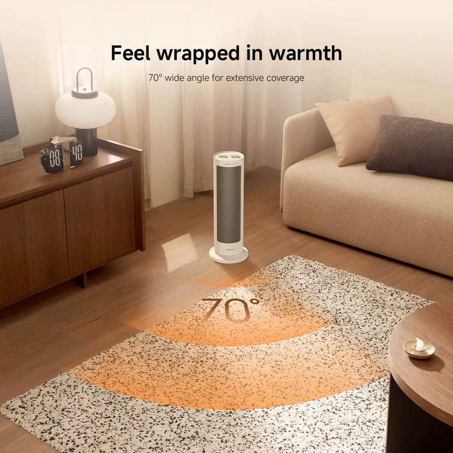 Xiaomi Heizlüfter in Weiß mit Thermostatischer Steuerung und Oszillationsfunktion - Bild 4