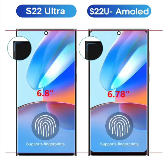 Samsung Galaxy S22 Ultra Ersatz LCD-Display mit Rahmen, 6,78 Zoll Super AMOLED Digitaler Touchscreen in Schwarz, Modell S908B S908U - Bild 2