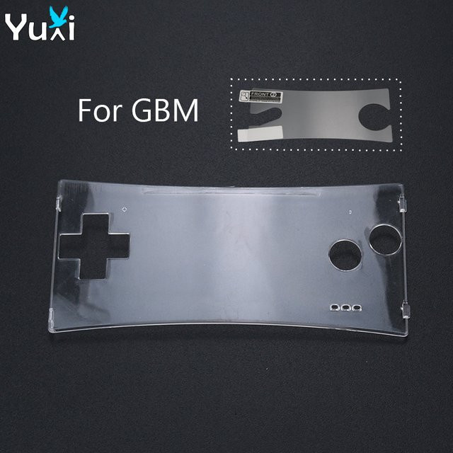 YuXi Frontblende für GameBoy Micro in Transparent Clear inklusive Schutzfolie - Bild 1