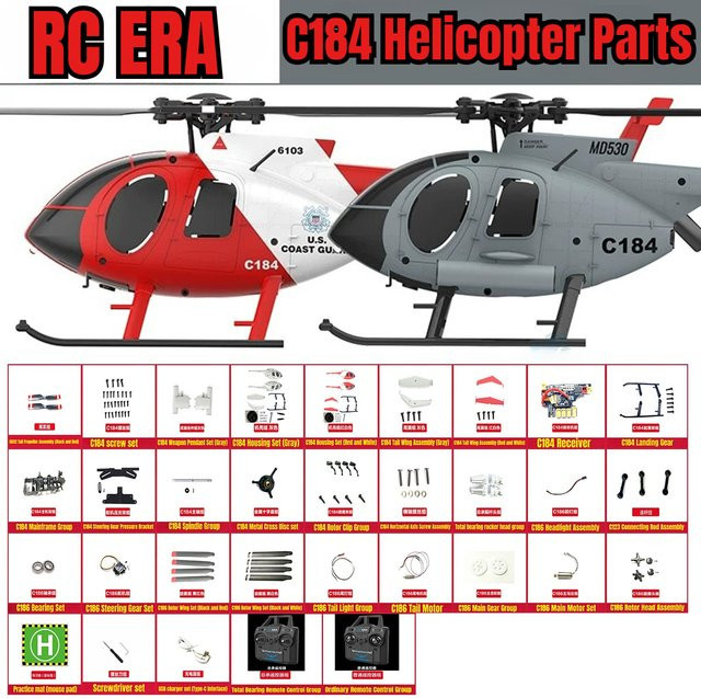 RC ERA C184 Kleiner RC-Hubschrauber Ersatzteile-Set - Bild 1