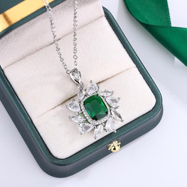 YIRAN Jewelry Schmuckset, Halskette, Damen, gray - Bild 1